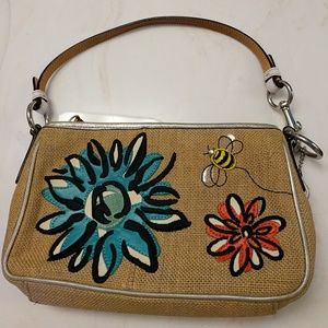 Coach Bumblebee Wristlet